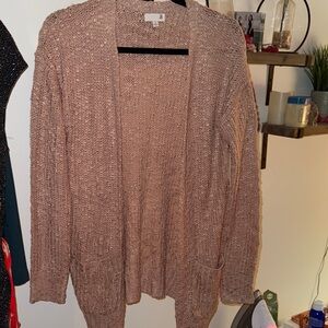 SO Women's Beige Cardigan Sweater